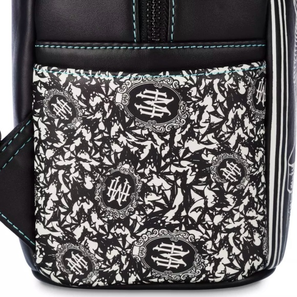 Loungefly Disney Haunted Mansion hatbox ghost glow in the dark mini backpack NWT - Picture 8 of 9